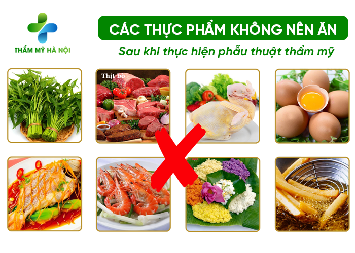 Thực phẩm cần kiêng sau nâng cung mày