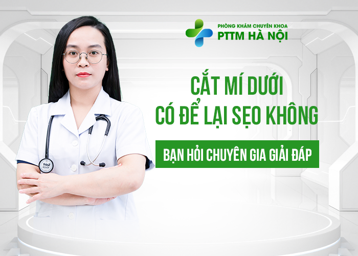 Bác sĩ giải đáp cắt mí dưới có để lại sẹo không