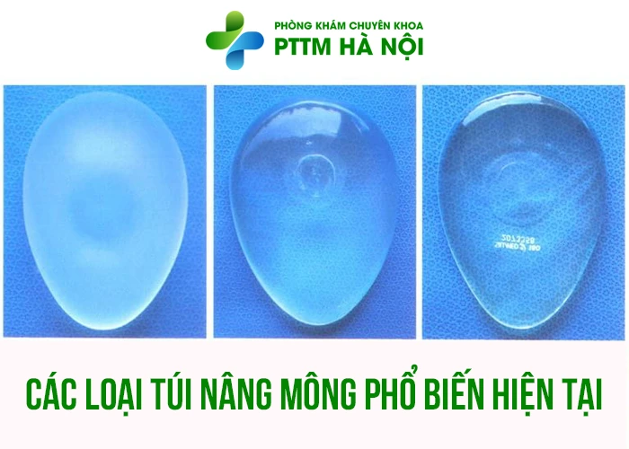 Ảnh tổng hợp các loại túi nâng mông phổ biến hiện nay