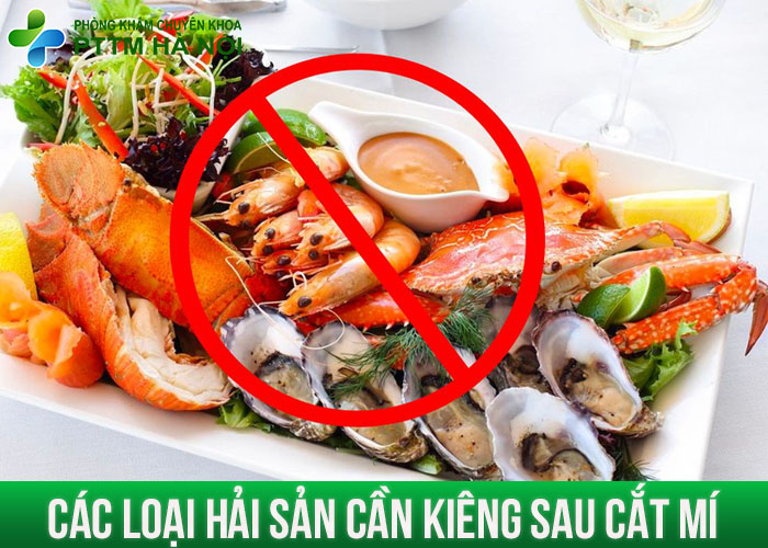 Các loại hải sản nên kiêng sau khi cắt mí để tránh sẹo lồi và kích ứng