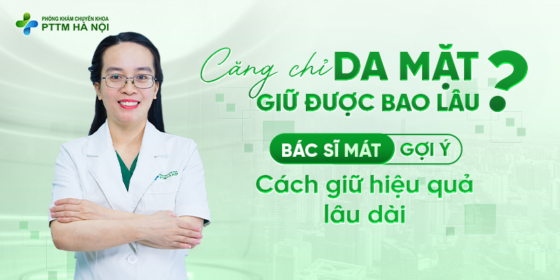 KIÊNG VẬN ĐỘNG MẠNH VÀ CHẠM TAY LÊN MẶT SAU KHI CĂNG CHỈ DA