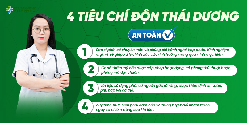 4 tiêu chí quan trọng để đảm bảo một ca độn thái dương an toàn